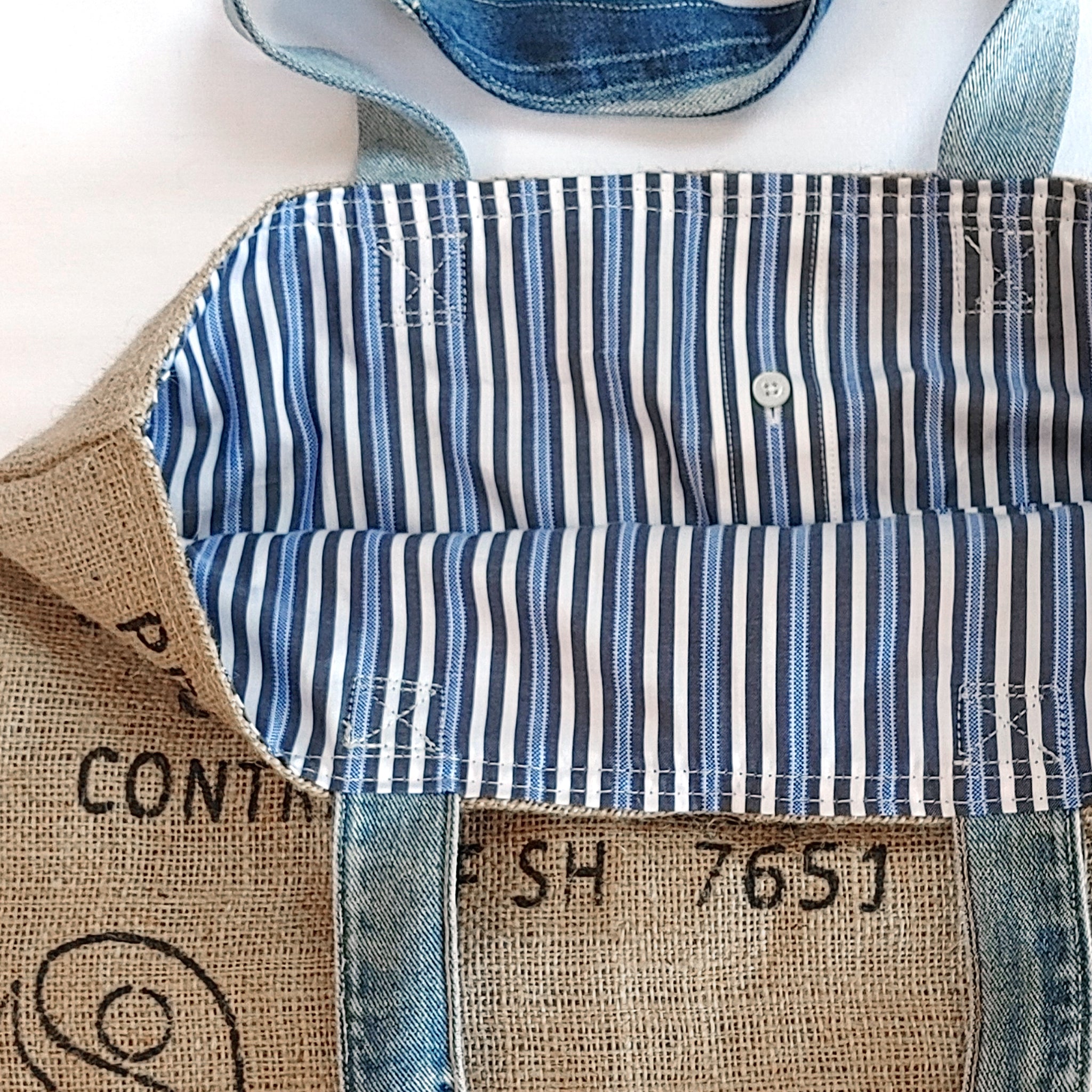 Market Tote Bag – Waist Band Button Strap