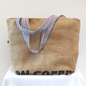 Market Tote Bag – Red, White, and Blue Stripe